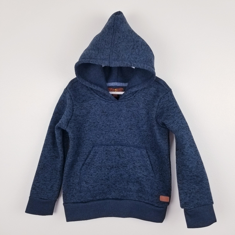 7 For All Mankind Fleece Lined Hooded Sweatshirt NWT size 4T